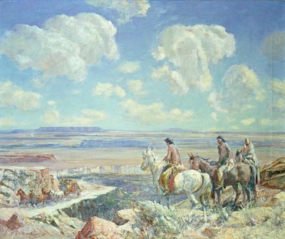 Indian Watch by Oscar Edward Berninghaus