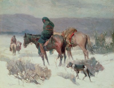 Winter Hunt by Oscar Edward Berninghaus
