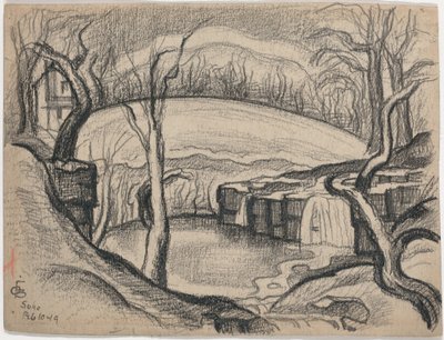 Soho (recto) by Oscar F. Bluemner