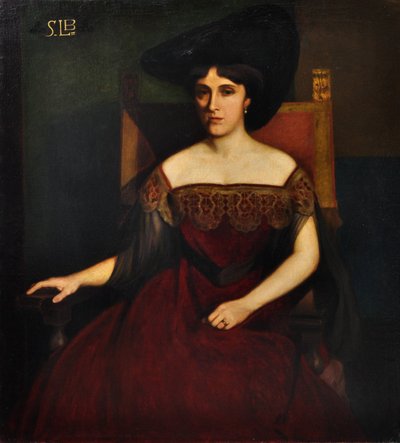 Portrait of Silvia Levi Bondi by Oscar Ghiglia