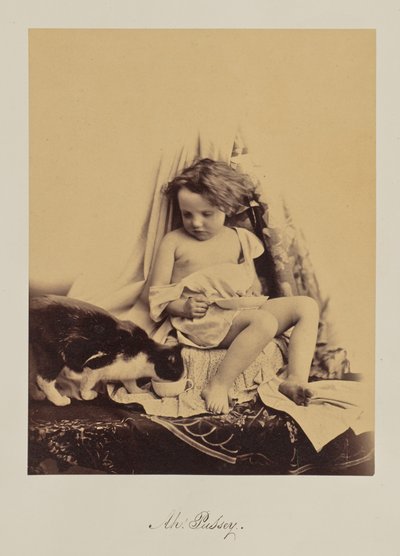 Ah! Pussey by Oscar Gustave Rejlander