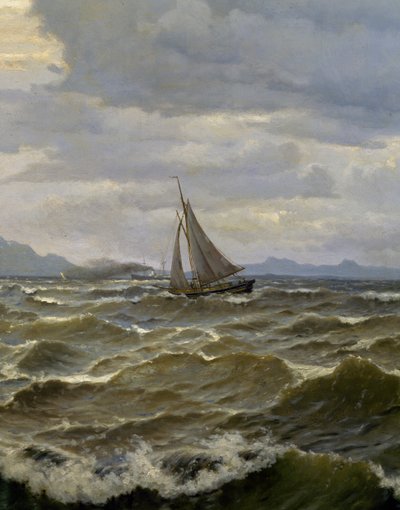 Ships at Sea by Oscar Kleineh
