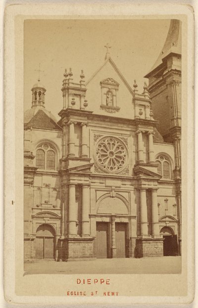Dieppe, Church of St. Remy by Oscar Kramer