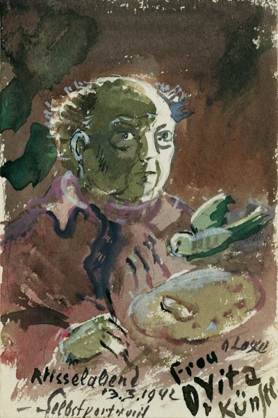 Self-Portrait by Oskar Laske