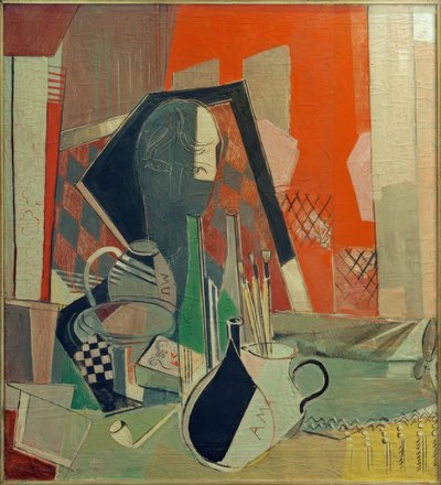 Composition in the Studio, AMA MU by Oskar Moll