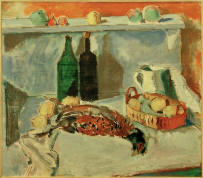 Still Life with Dead Pheasant by Oskar Moll