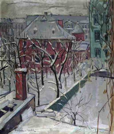 Winter Landscape by Oskar Moll