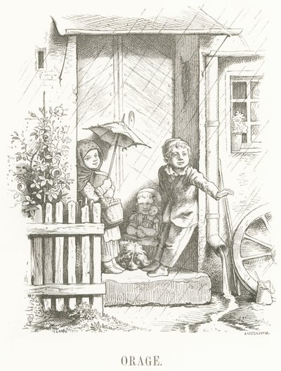 Thunderstorm by Oskar Pletsch