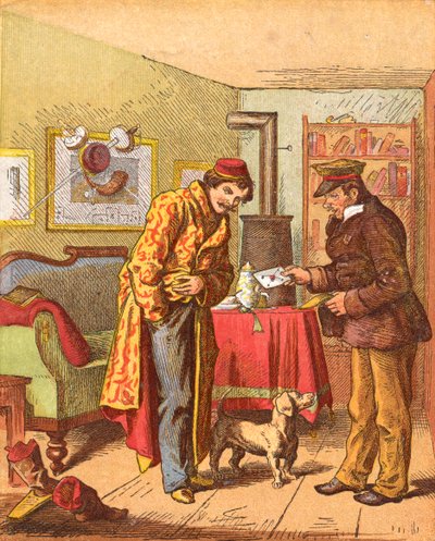 Paying for Letter Delivery by Oskar Pletsch