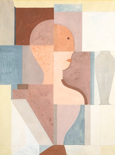 Divided Torso Looking to the Right by Oskar Schlemmer