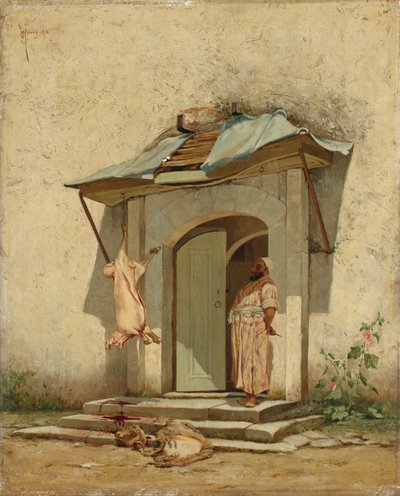 An Ottoman Butcher by Osman Hamdi Bey