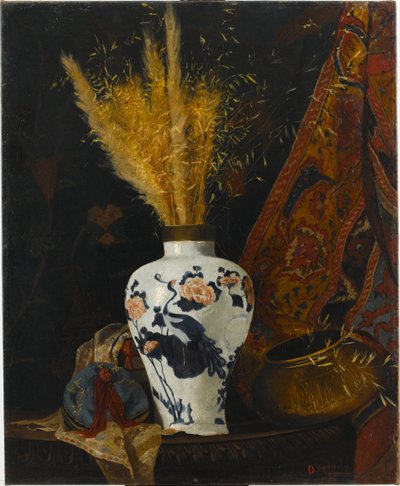 Flowers in a White Vase by Osman Hamdi Bey