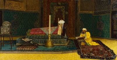In the Tomb of Mahomet by Osman Pacha Zadeh Hamdy Bey