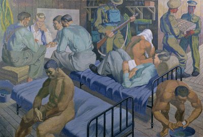 In the Barracks, 1989 by Osmund Caine