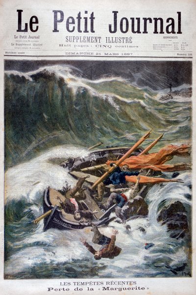 Loss of the fishing boat Marguerite by Oswaldo Tofani