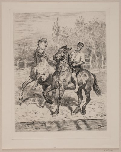 Watering the Horses by Otto Bache