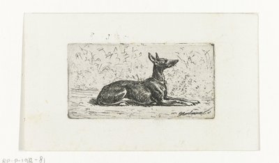Lying Greyhound by Otto Eerelman