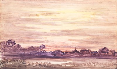 Sunset after Storm by Otto Gaertner