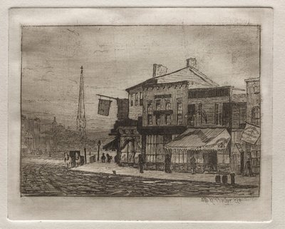 Eagle Street and Woodland Avenue, 1878 by Otto H. Bacher
