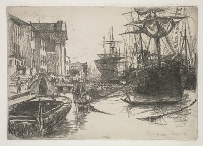 Fondamenta della Zattere by Otto H. Bacher
