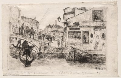 Ponte Tolentine, 1880 by Otto H. Bacher