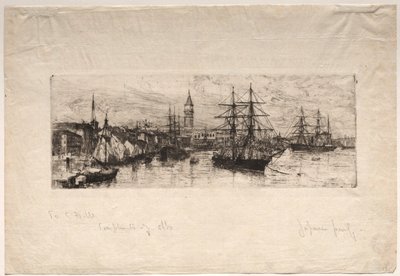 Shipping and the Ducal Palace by Otto H. Bacher