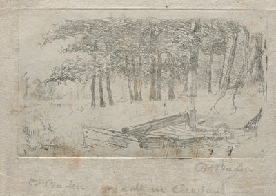 Sketch from Nature, 1879 by Otto H. Bacher
