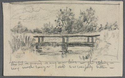 The Bridge, Schleissheim by Otto H. Bacher