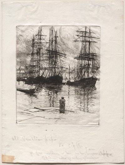 Three Ships, Venice by Otto H. Bacher