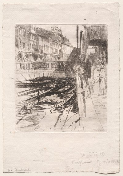 Via Garibaldi, Late 19th-Early 20th Century by Otto H. Bacher