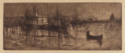 A Wet Evening in Venice by Otto Henry Bacher