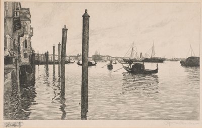 Canal Grande, Venice by Otto Henry Bacher