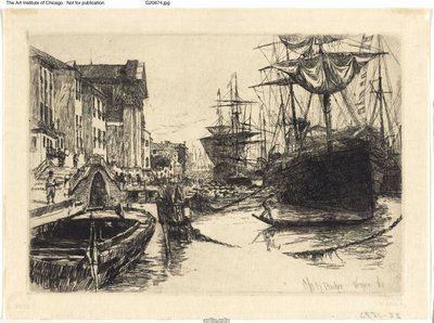 Fondamenta delle Zattere by Otto Henry Bacher