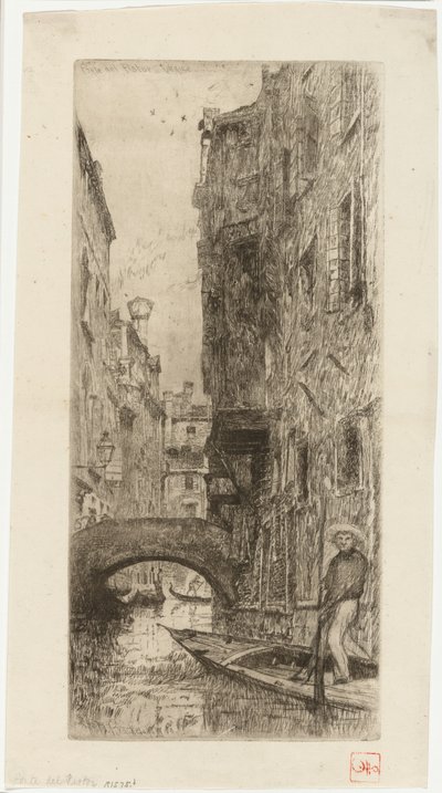 Ponte del Pistor by Otto Henry Bacher