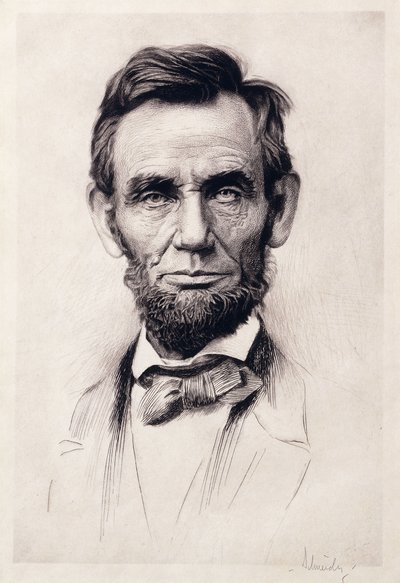 Portrait of Lincoln by Otto Henry Schneider