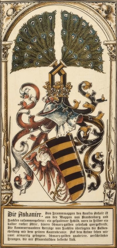 The Ancestral Coats of Arms of the German Princely Houses: The Ascanian by Otto Hupp