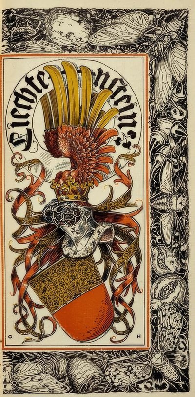 The Ancestral Coats of Arms of the German Princely Houses: Liechtenstein by Otto Hupp