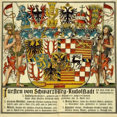 Princes of Schwarzburg-Rudolstadt by Otto Hupp