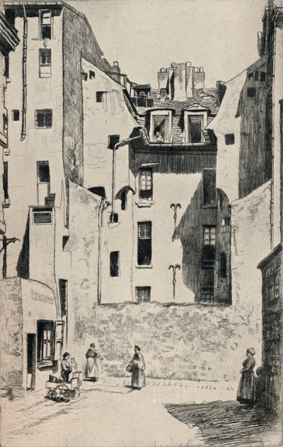 Impasse du Boeuf, 1915 by Otto J Schneider