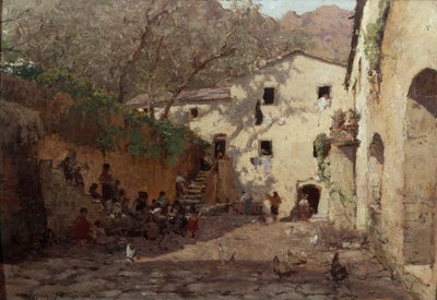 Everyday Life, Italy by Otto Ludvig Sinding