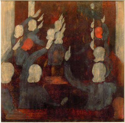 Hands Raised (Answers). Sketch by Otto Meyer Amden
