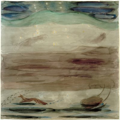 Study for Star Landscape with Mountain Peak by Otto Meyer Amden
