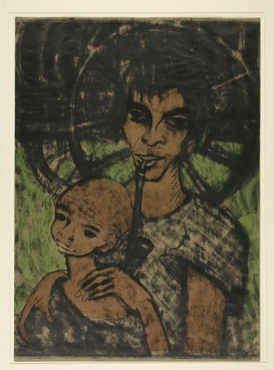 Gypsy Madonna by Otto Mueller