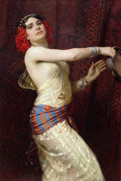 A Damascan Dancer by Otto Pilny