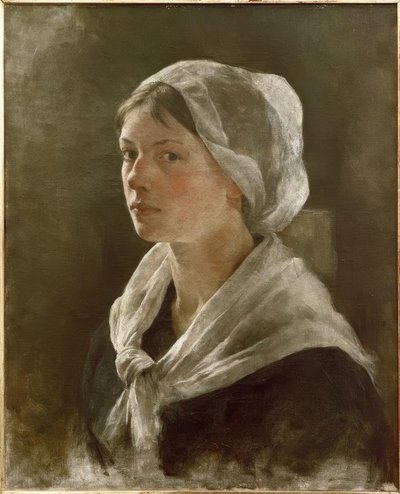 Worpswede Girl by Otto Ubbelohde