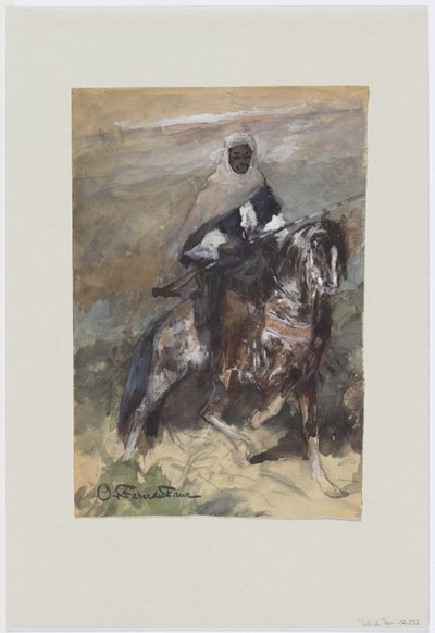 Riding Bedouin by Otto von Faber du Faur