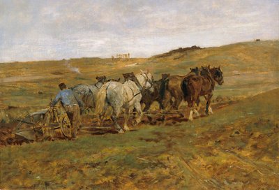 Plowing Farmer by Otto von Thoren