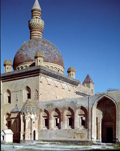 Courtyard and Mosque of Ishak Pasa Palace by Ottoman School