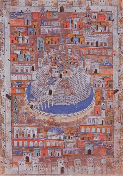 Map of Aleppo, c.1600 by Ottoman School