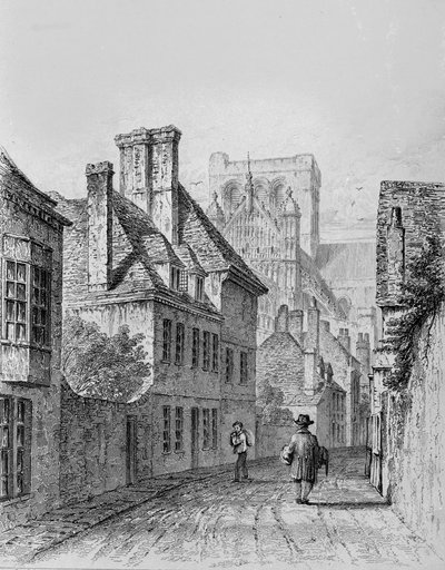 Colebrook Street Winchester, c.1830 by Owen Brown Carter